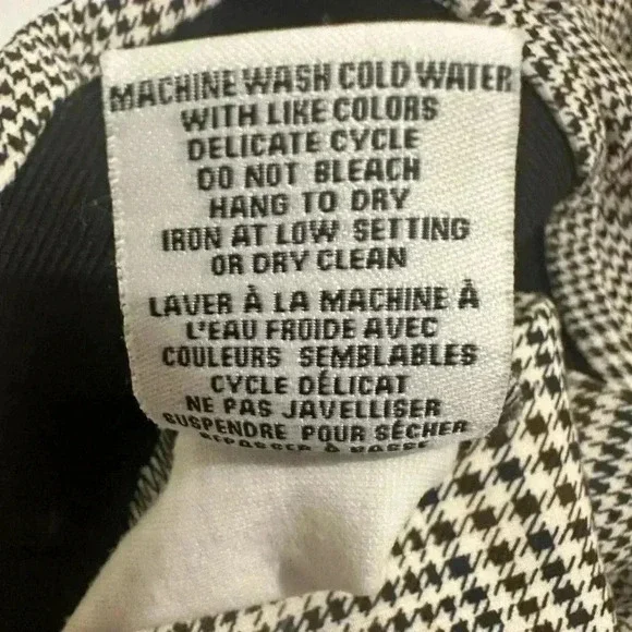 Jules & Leopold Stretch Plaid Pants/Leggings, Size Medium, Brown/Tan/Cream - Picture 11 of 11